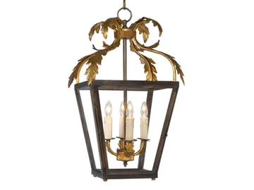 LUXURY FOUNDRY CASTLE 921 - Brass and glass pendant lamp by Il Bronzetto - view 2